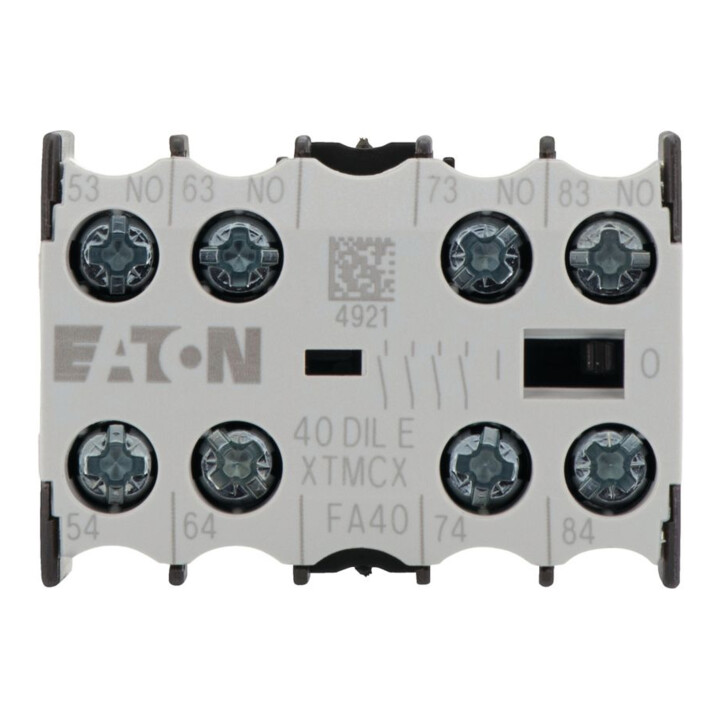 Eaton Bloc de contact auxiliaire 4S, montage central 40DILE