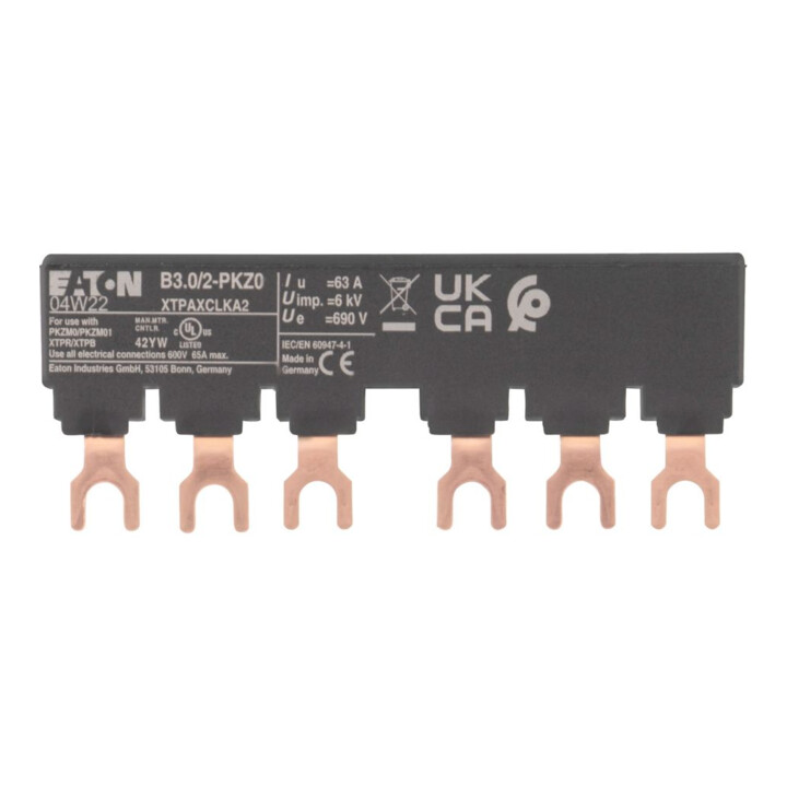 Eaton Bloc de rails triphasés B3.0/2-PKZ0