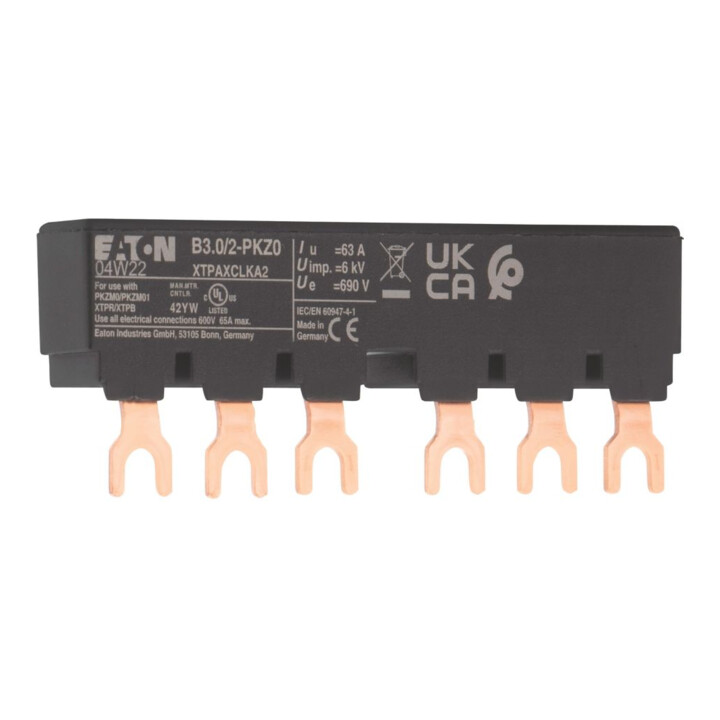Eaton Bloc de rails triphasés B3.0/2-PKZ0