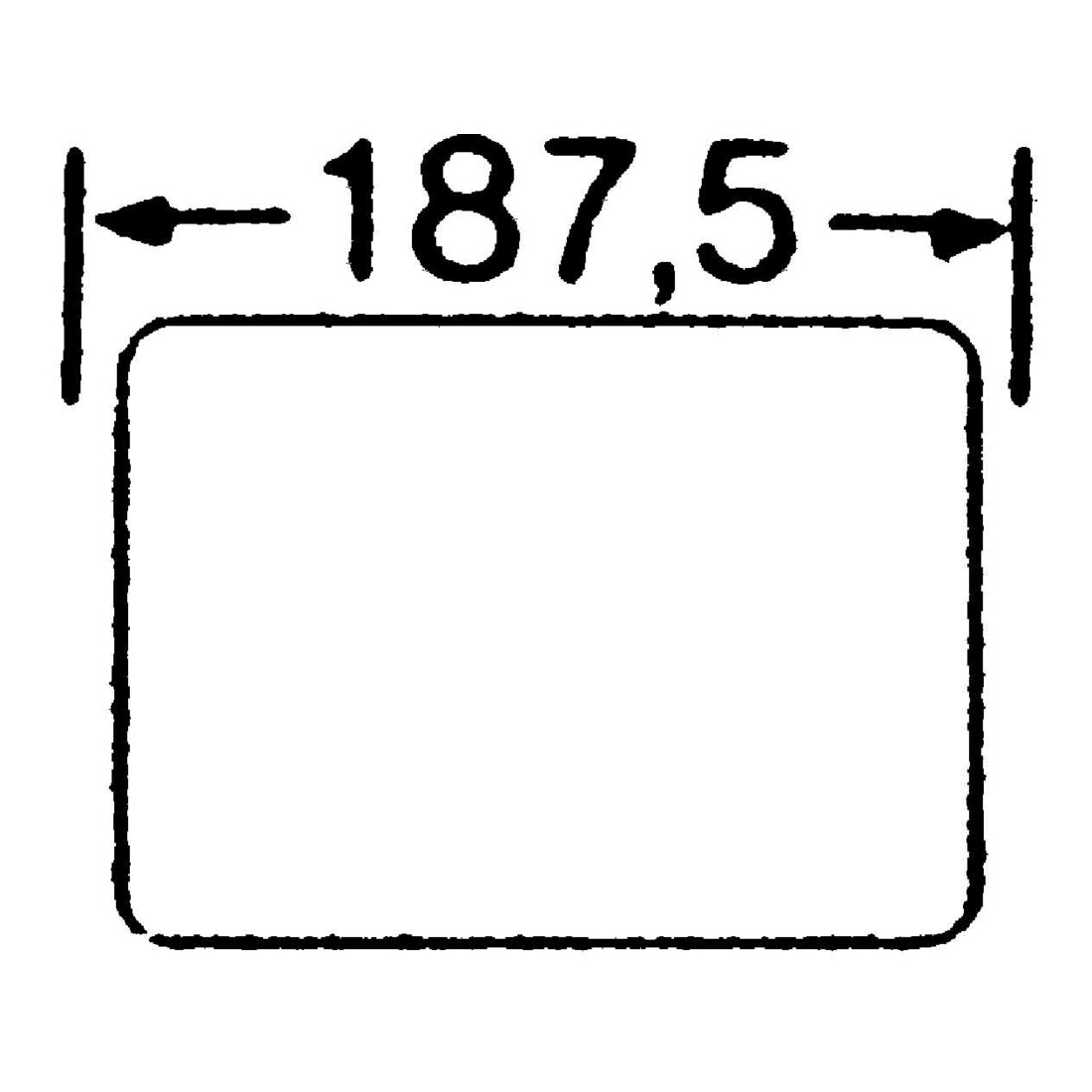 Eaton Boîtier à bride CI 187,5×23×116 mm FL2-X