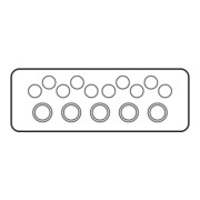 Eaton Boîtier à bride CI 375×23×116 mm FL4-4-1