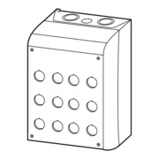 Eaton Boîtier de montage pour 12 boutons-poussoirs 22 mm M22-I12-1