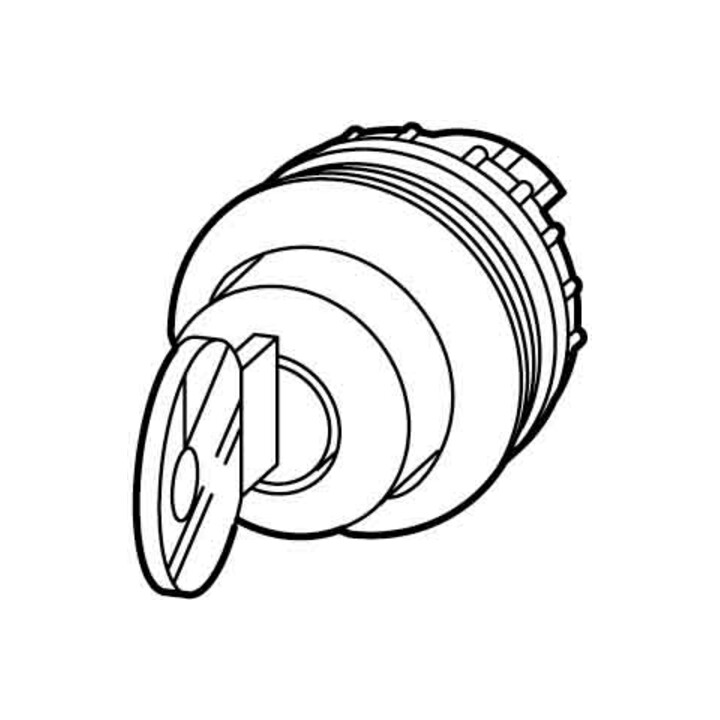 Eaton Bouton à clé (MS1) 3 positions M22-WS3