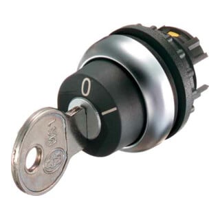 Eaton Bouton clé 1S1Ö, 2 positions, façade M22-WRS/K11