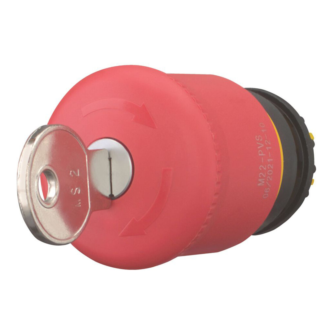 Eaton Bouton clé d’arrêt d’urgence M22-PVS