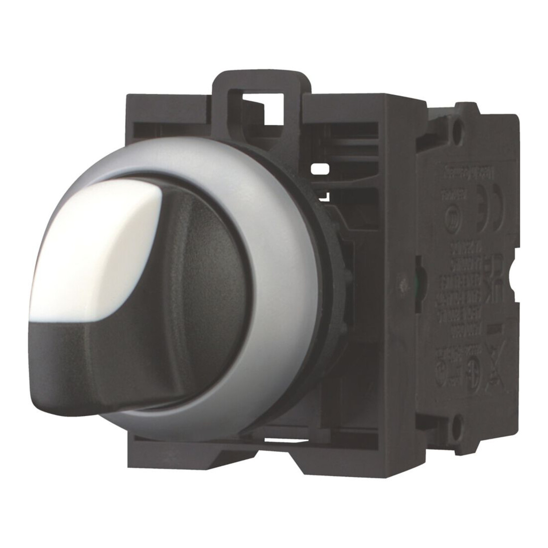 Eaton Bouton de sélection 1S, 2 positions, façade M22-WRK/K10