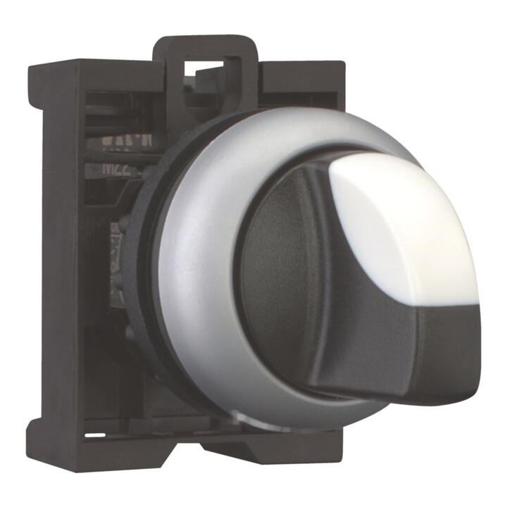 Eaton Bouton de sélection 1S, 2 positions, façade M22-WRK/K10
