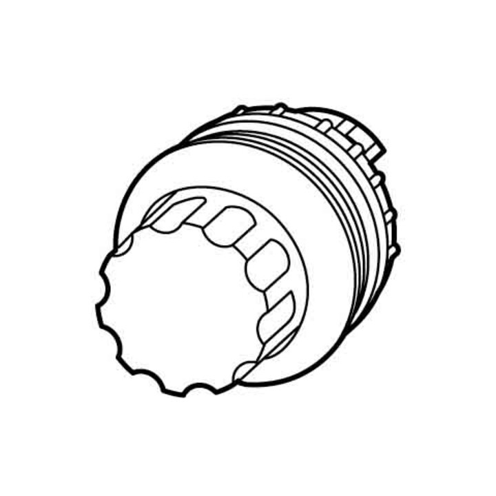 Eaton Bouton de sélection à molette 3 positions, marqué M22-W3