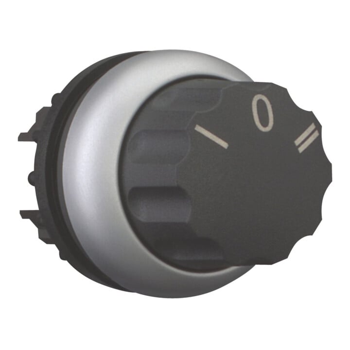 Eaton Bouton de sélection avec bouton rotatif 3 positions, marqué M22-WR3