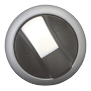 Eaton Bouton de sélection avec poignée à manette 2 positions, blanc M22-WKV-4