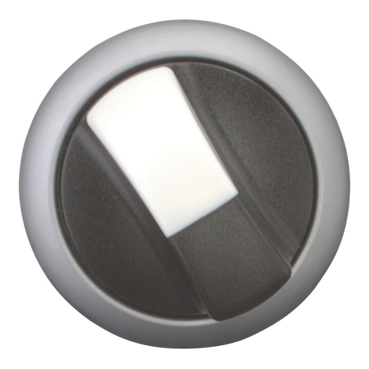 Eaton Bouton de sélection avec poignée à manette 2 positions, blanc M22-WKV