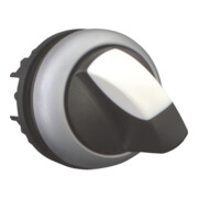 Eaton Bouton de sélection avec poignée à manette 2 positions, blanc M22-WKV-5