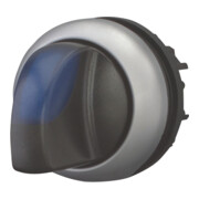 Eaton Bouton de sélection lumineux avec bouton moleté 3 positions, bleu M22-WRLK3-B-1