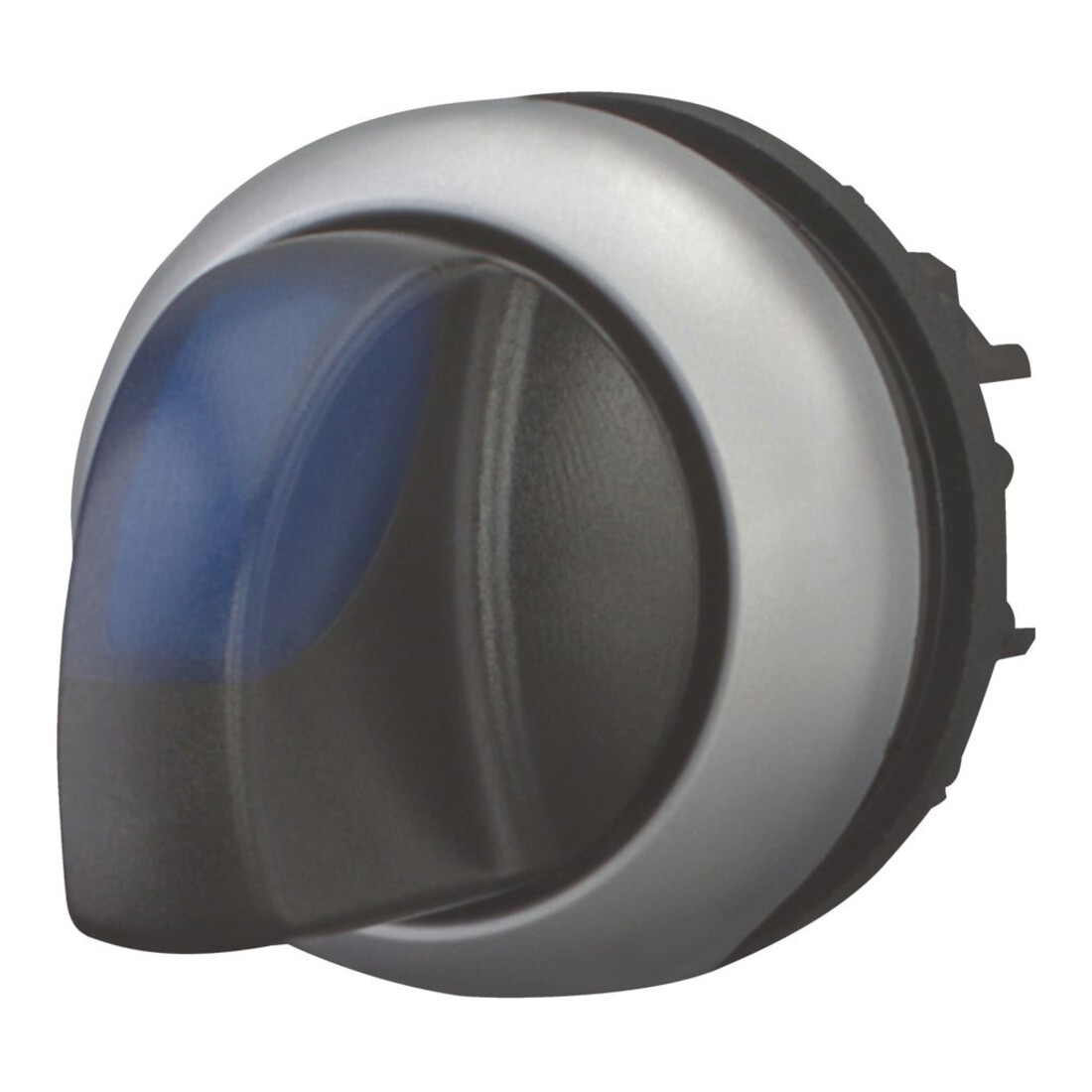 Eaton Bouton de sélection lumineux avec bouton moleté 3 positions, bleu M22-WRLK3-B