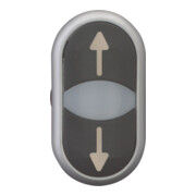 Eaton Bouton double pression lumineux, étiqueté M22-DDL-S-X7/X7-4