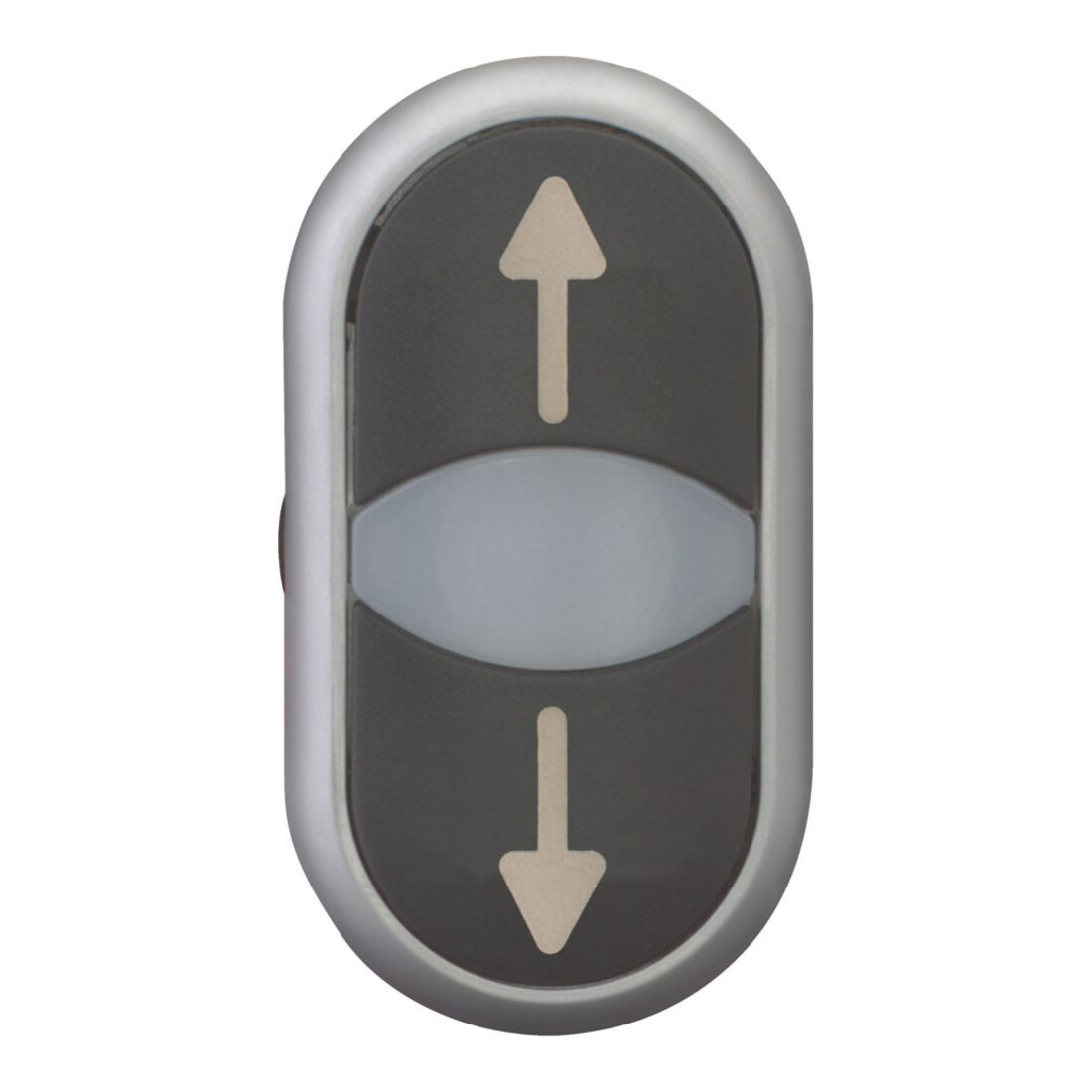 Eaton Bouton double pression lumineux, étiqueté M22-DDL-S-X7/X7