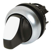Eaton Bouton lumineux à sélection avec bouton moleté 2 positions, blanc M22S-WRLK-W-1