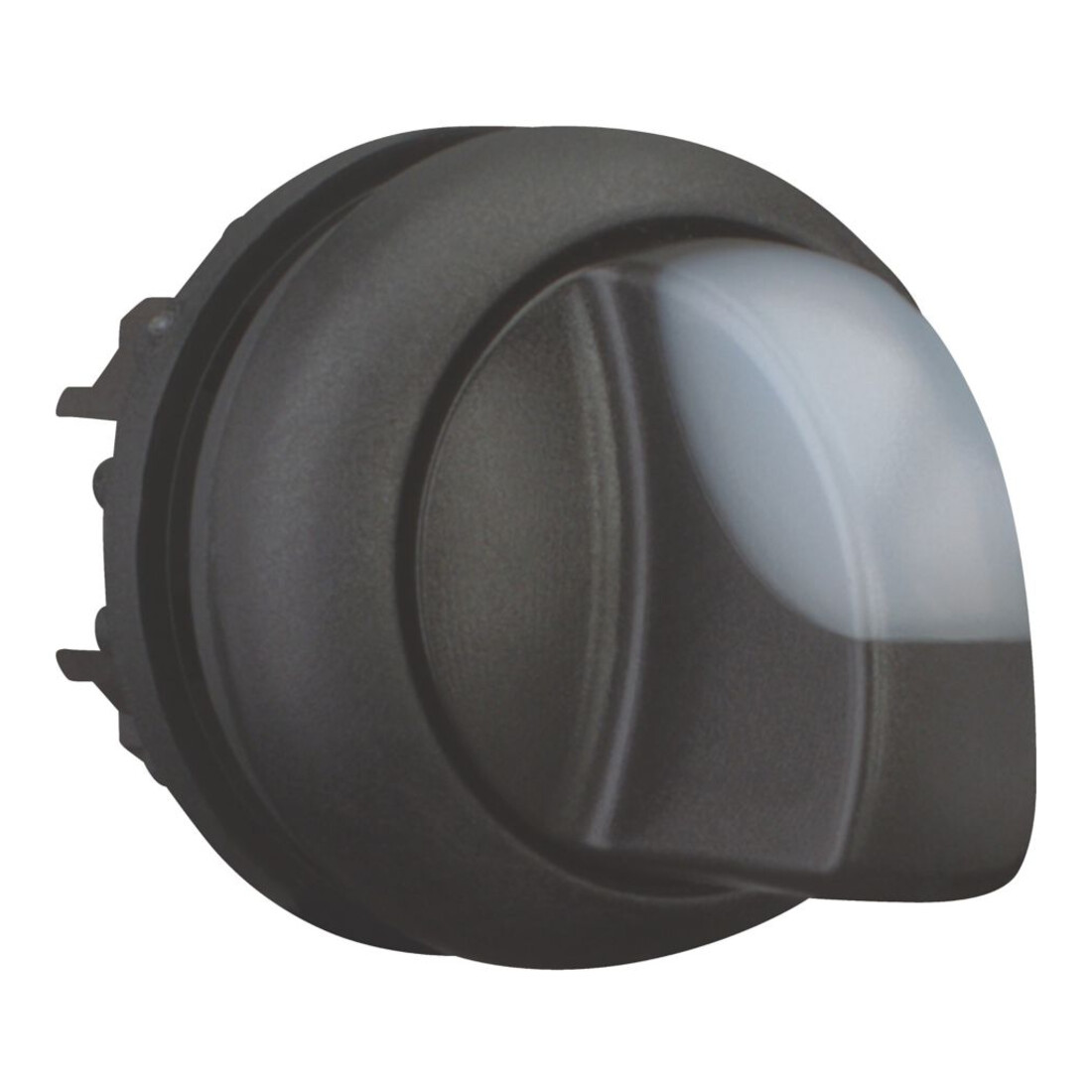 Eaton Bouton lumineux à sélection avec bouton moleté 2 positions, blanc M22S-WRLK-W