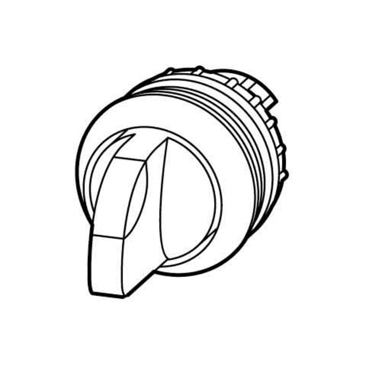 Eaton Bouton lumineux à sélection avec manette 2 positions, vert M22-WRLK-G