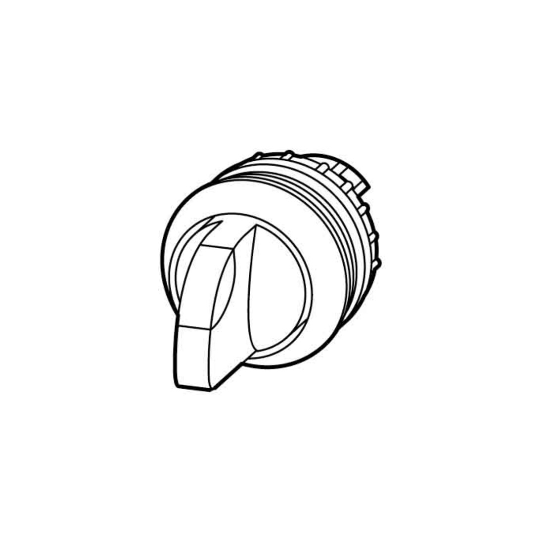 Eaton Bouton lumineux de sélection avec bouton moleté 3 positions, vert M22-WLK3-G