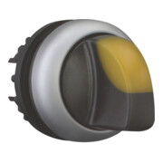 Eaton Bouton lumineux de sélection avec manette 2 positions, jaune M22-WRLK-Y-4