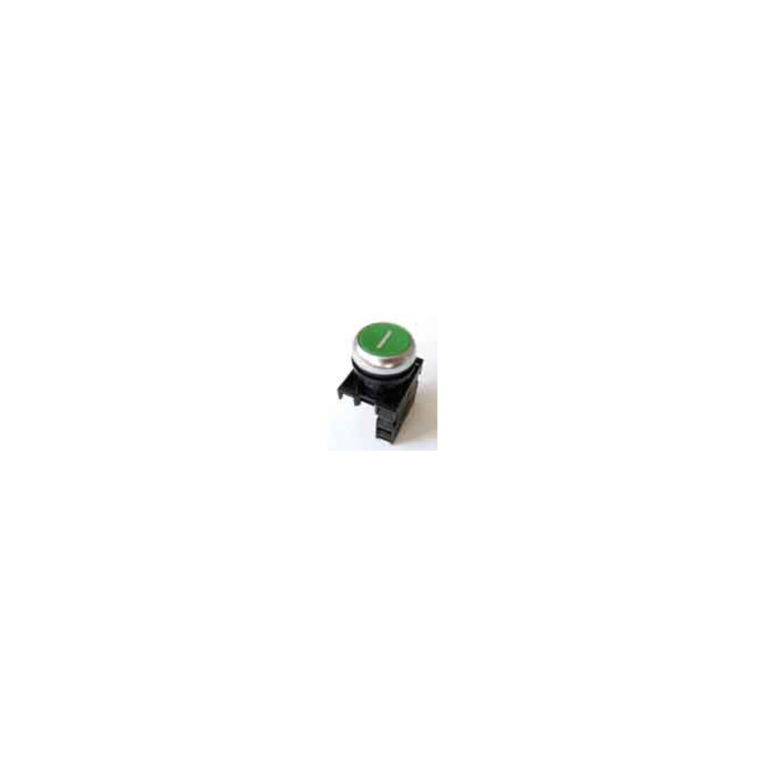 Eaton Bouton-poussoir 1S, plat, vert, avant M22-D-G-X1/K10