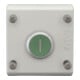 Eaton Bouton-poussoir 1S1Ö, plat, vert, montage en saillie M22-D-G-X1/KC11/I