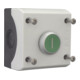 Eaton Bouton-poussoir 1S1Ö, plat, vert, montage en saillie M22-D-G-X1/KC11/I