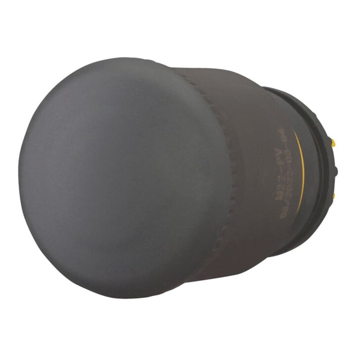 Eaton Bouton-poussoir champignon noir, D=22mm M22S-PV
