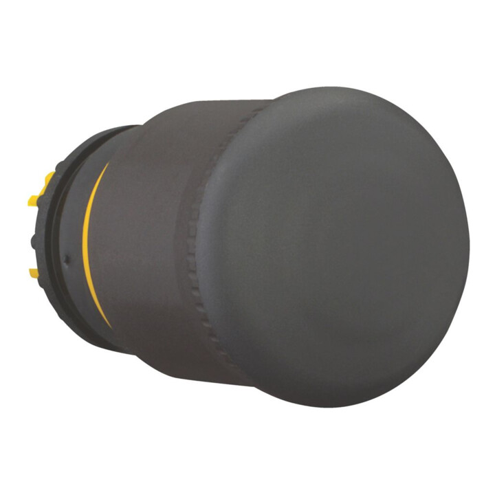 Eaton Bouton-poussoir champignon noir, D=22mm M22S-PV