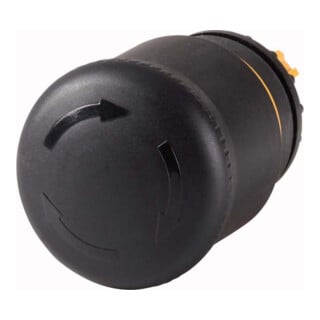 Eaton Bouton-poussoir champignon noir, D=22mm M22S-PVT