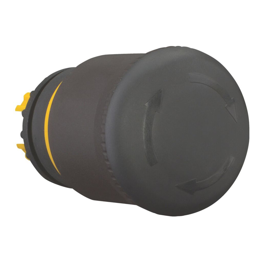 Eaton Bouton-poussoir champignon noir, D=22mm M22S-PVT