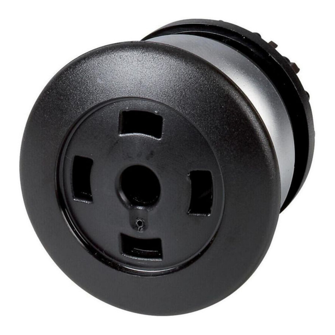 Eaton Bouton-poussoir champignon noir, vierge M22-DP-S-X