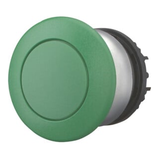 Eaton Bouton-poussoir champignon vert, encliquetable, vierge M22-DRP-G