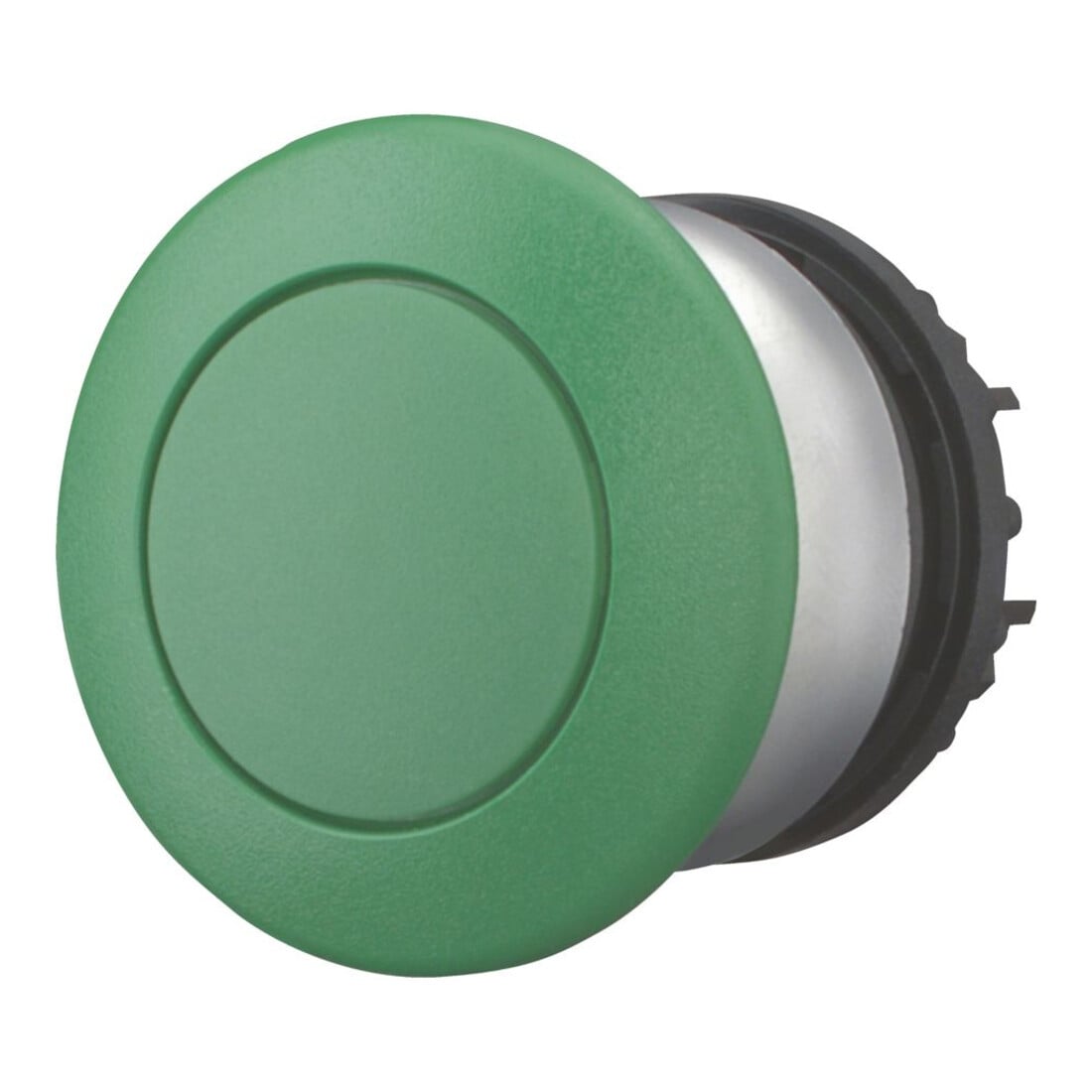 Eaton Bouton-poussoir champignon vert, encliquetable, vierge M22-DRP-G