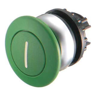 Eaton Bouton-poussoir champignon vert, marqué M22-DP-G-X1