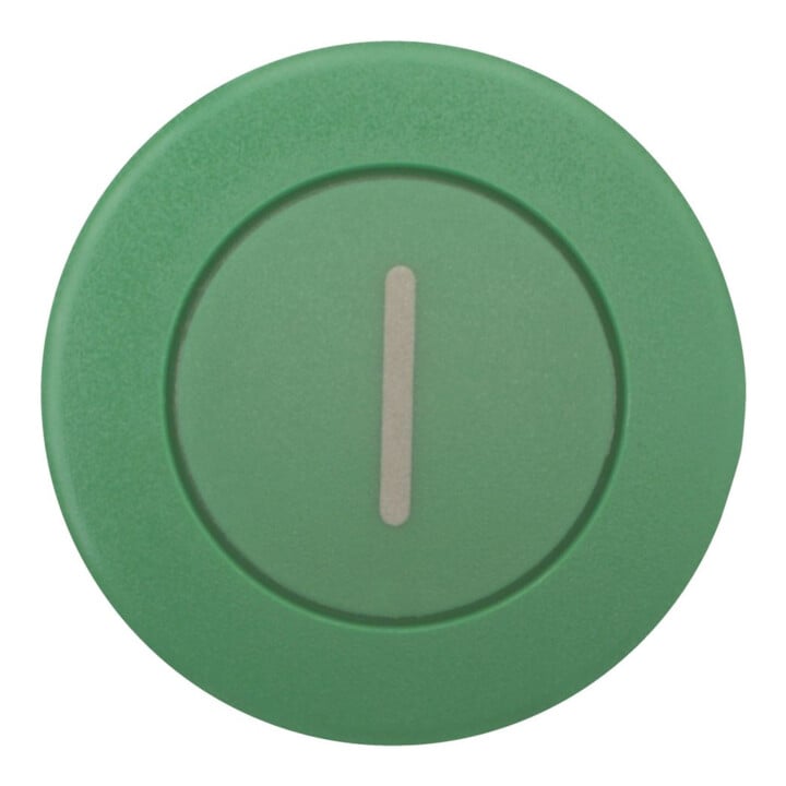 Eaton Bouton-poussoir champignon vert, marqué M22-DP-G-X1