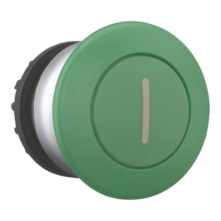 Eaton Bouton-poussoir champignon vert, marqué M22-DP-G-X1