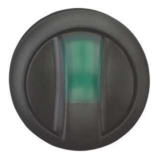 Eaton Bouton-poussoir lumineux avec molette 3 positions, vert M22S-WRLK3-G
