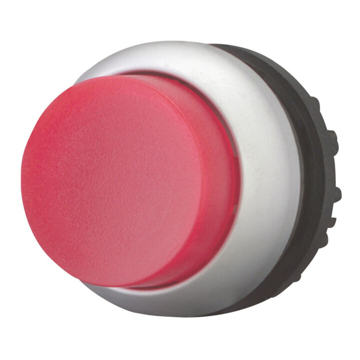 Eaton Bouton-poussoir lumineux haut, rouge, vierge M22-DLH-R