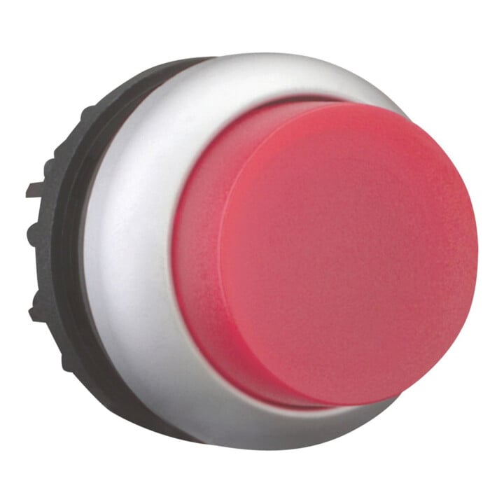 Eaton Bouton-poussoir lumineux haut, rouge, vierge M22-DLH-R