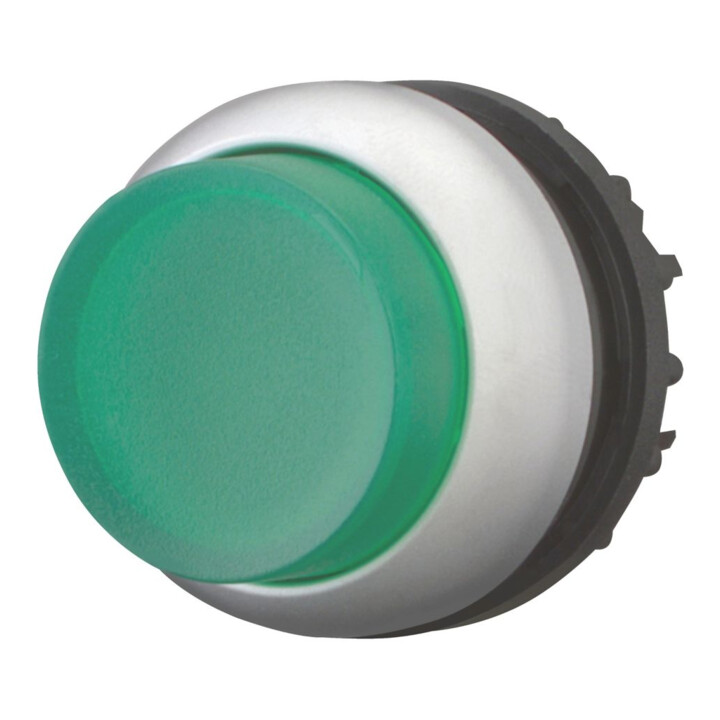 Eaton Bouton-poussoir lumineux haut vert vierge M22-DLH-G