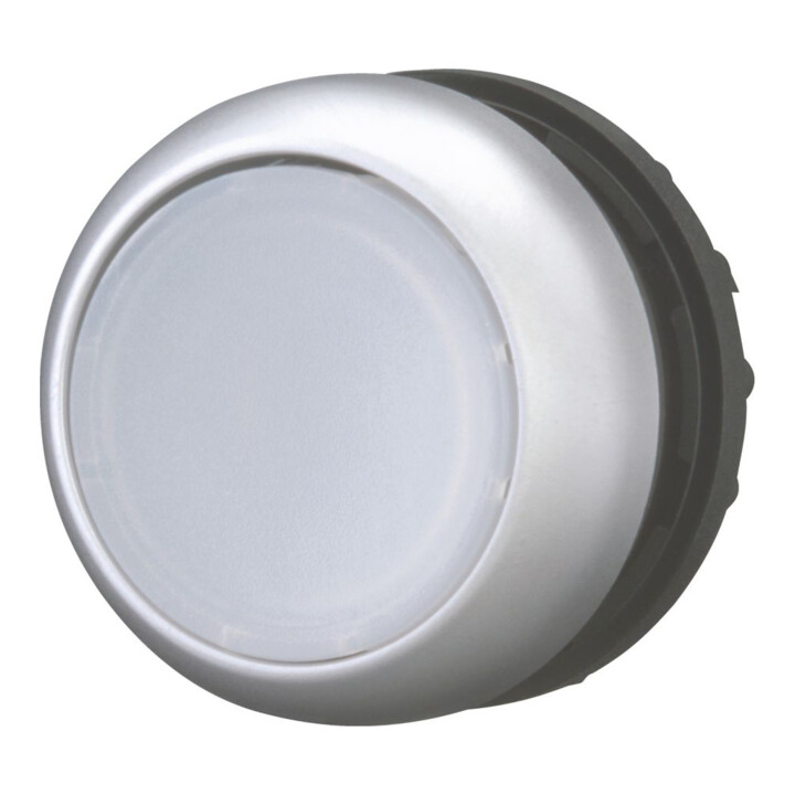 Eaton Bouton-poussoir lumineux plat, blanc, vierge M22-DRL-W