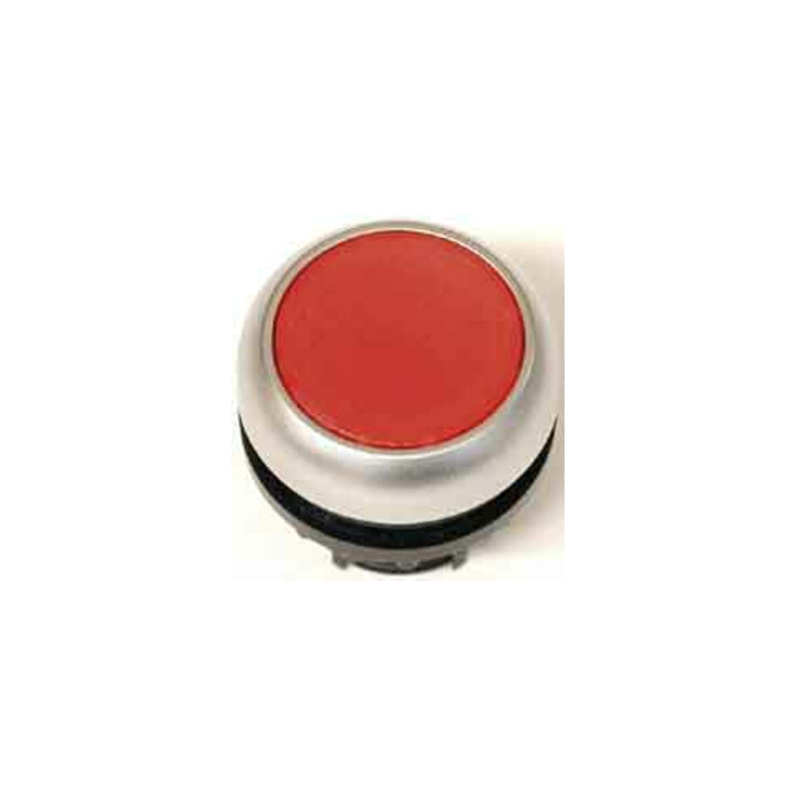 Eaton Bouton-poussoir lumineux plat, rouge, vierge M22-DRL-R