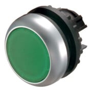 Eaton Bouton-poussoir lumineux plat vert, vierge M22-DL-G-1