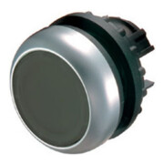 Eaton Bouton-poussoir plat noir à verrouillage, M22-DR-S-3