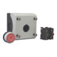 Eaton Bouton-poussoir plat rouge 1S1Ö M22-D-R-X0/KC11/I