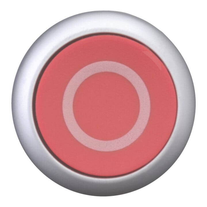 Eaton Bouton-poussoir plat rouge M22-D-R-X0