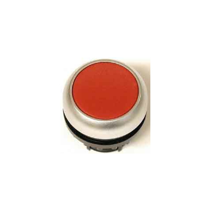 Eaton Bouton-poussoir plat vert encliquetable M22-DR-G