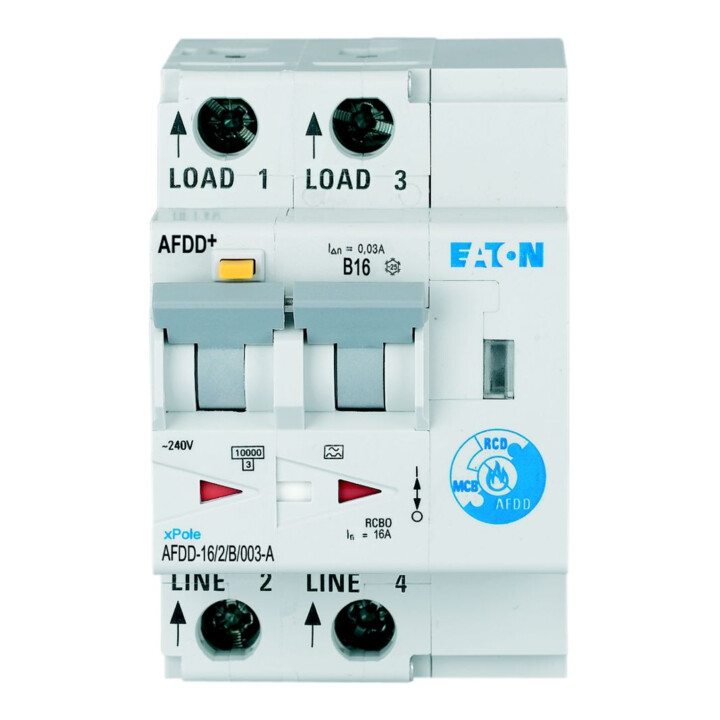Eaton Brandschutzschalter 2polig, B16A, 30mA AFDD-16/2/B/003-A